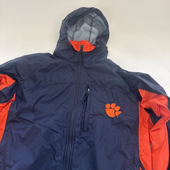 Vintage Columbia Clemson University Windbreaker Men Medium Packable Jacket - Picture 2 of 11